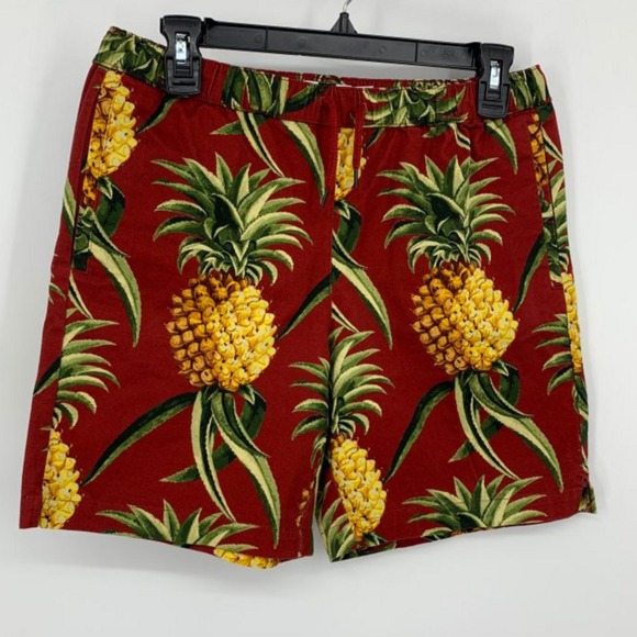 Topman Other - Topman Red pineapple pull-on shorts XS